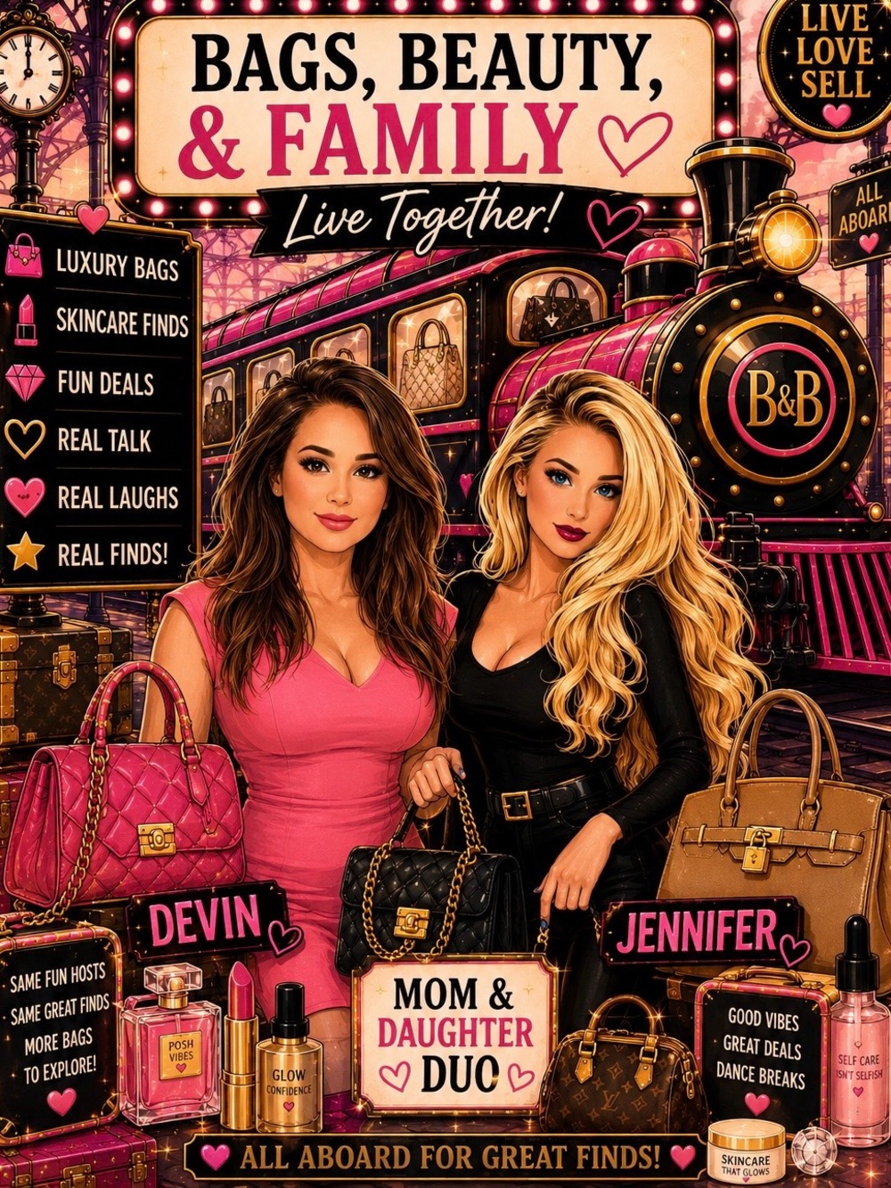 Bags, Beauty & Family - live soon
